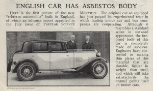 Asbestos in Classic Cars