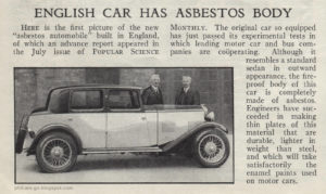 Car with Asbestos Body