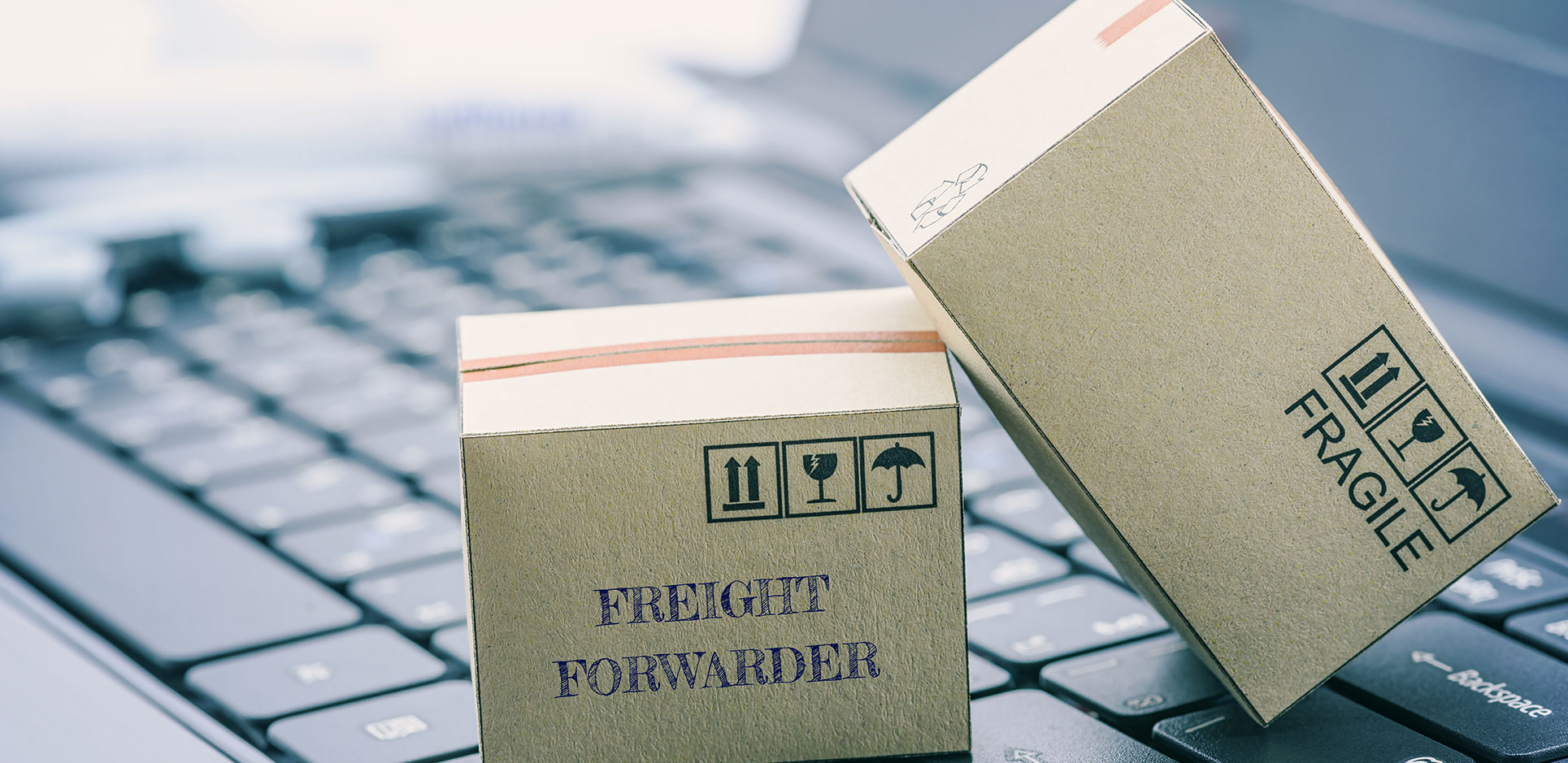 Miniature freight forwarding packing boxes
