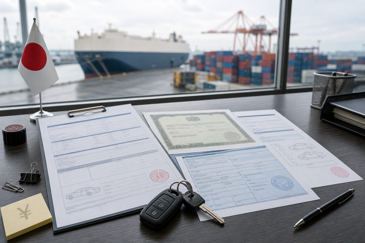 Japan vehicle import document checklist