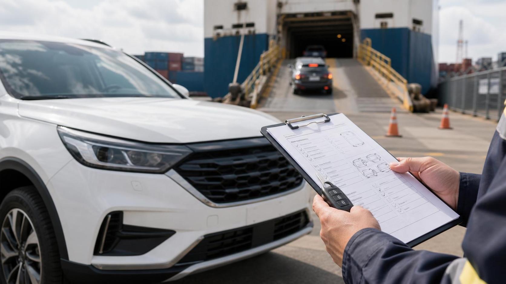 Second family vehicle inspection checklist before overseas PCS shipment