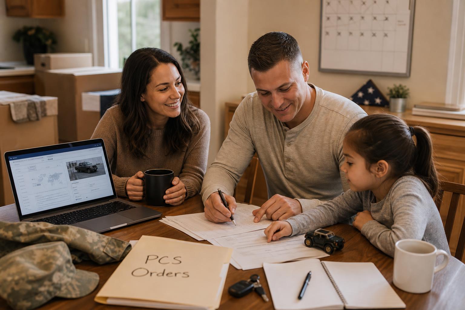 Military family planning a second vehicle shipment during PCS