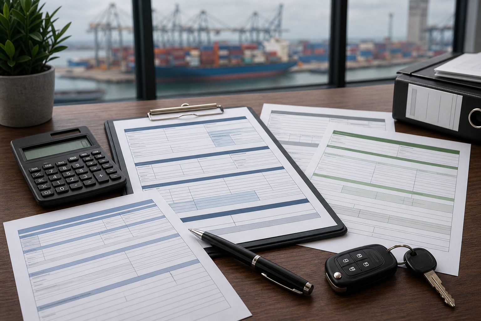 Classic car import duty and customs document checklist before shipping