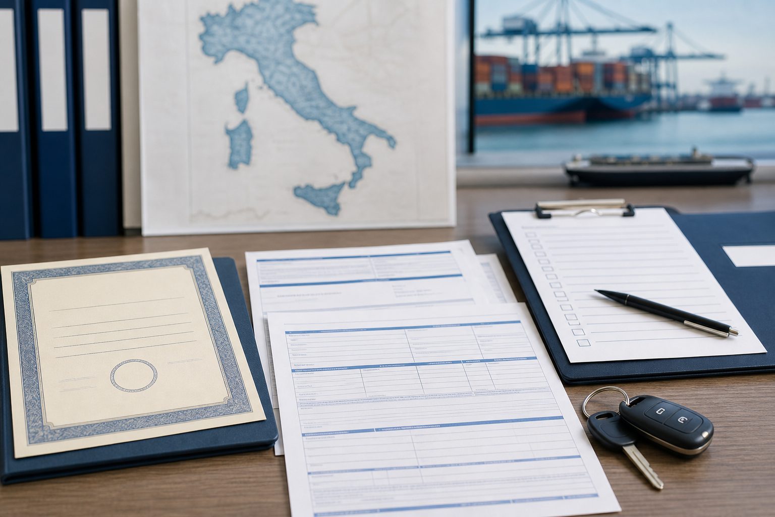 Italy vehicle import document checklist