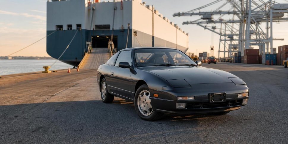 Right-hand-drive JDM vehicle arriving near Savannah, Georgia for international shipping and registration planning